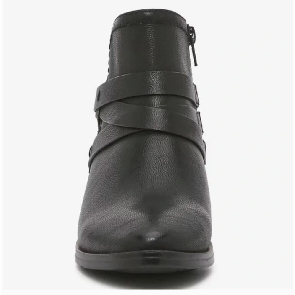 Baretraps Magena Boots 10 NWT Black Ankle Booties Bare Traps Vegan Leather - Picture 3 of 12